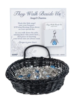 Always In Your Heart Walk Beside Us Guardian Angel Token Charm With Hook -Toys Selection er79150