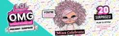LOL Surprise OMG Present Surprise Series 2 Fashion Doll Miss Celebrate -Toys Selection lol miss celebration amazon 970x300 1