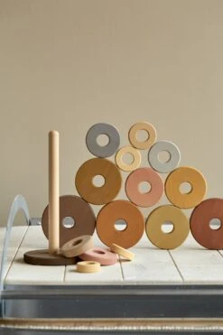 Raduga Grez | Handmade Large Pyramid Tower Stacker - Natural -Toys Selection raduga 2111216281 504127efa1 0d19de2c812ec701e255c29123600c56