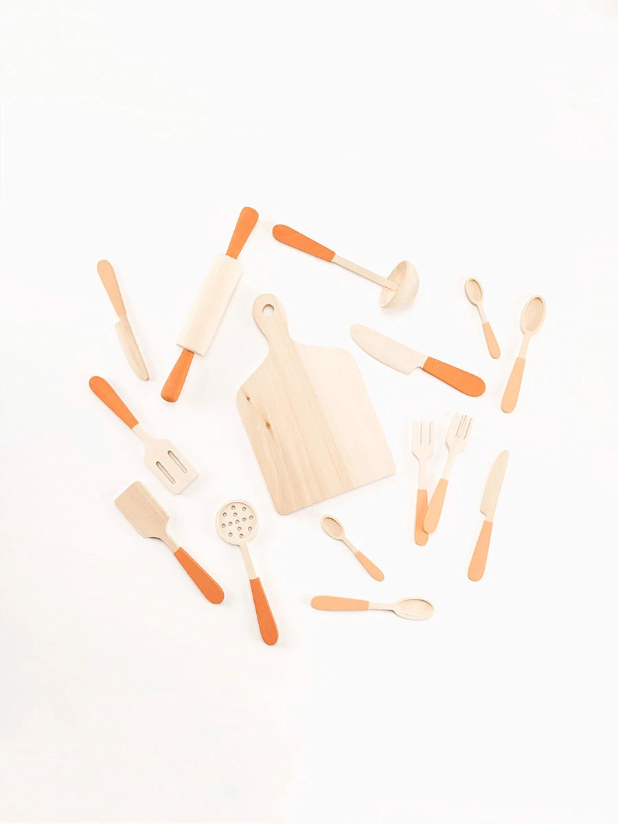 15-Piece Wooden Kitchen Utensils 5 15-Piece Wooden Kitchen Utensils - Image 3